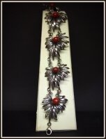 Bransoletka-KORAL-SREBRO 925 w.38,300g