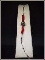 Bransoletka-KORAL-SREBRO 925 w.9,040g