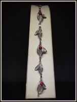Bransoletka-KORAL-SREBRO 952 w.12,550g