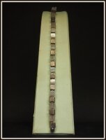 Bransoletka-KWARC RÓŻOWY-SREBRO 925 w.20,400g