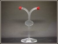 Kolczyki - KORAL - SREBRO 925 w.1,9g